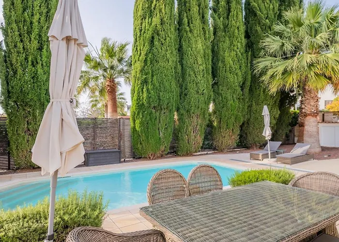 Pleiades - Sea Views, Private Pool & Hot Tub Villa Kouklia