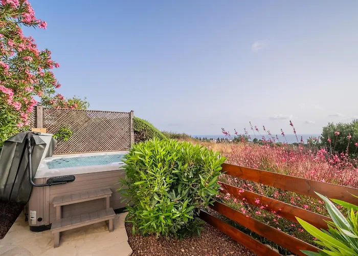 Pleiades - Sea Views, Private Pool & Hot Tub